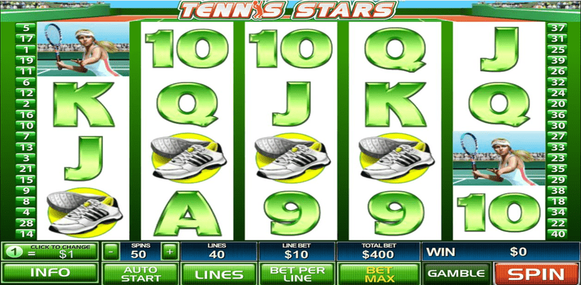 tennis star slot